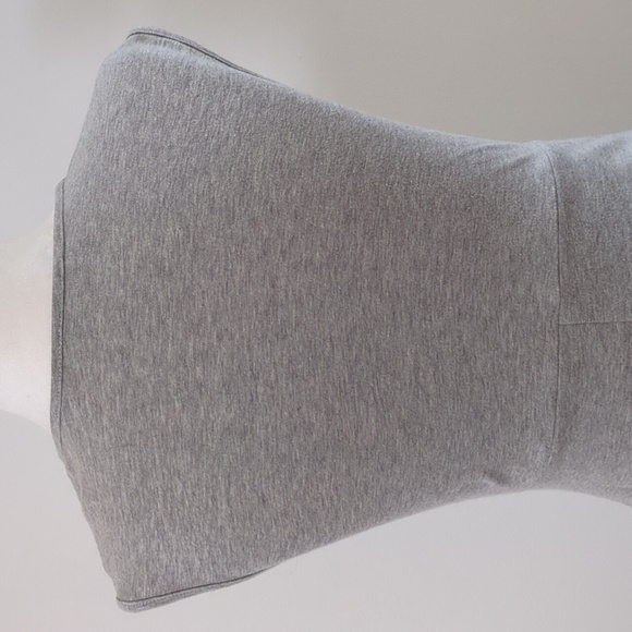 Lala Paris Heathered Grey Sleeveless Bubble Dress - Picture 8 of 14